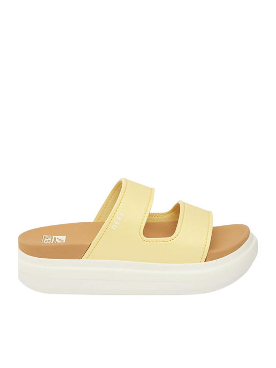 Reef Cushion Bondi 2 Slides Yellow
