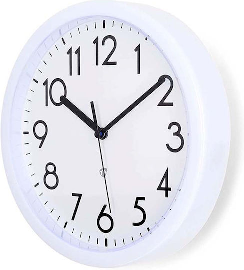 Nedis Wall Clock White