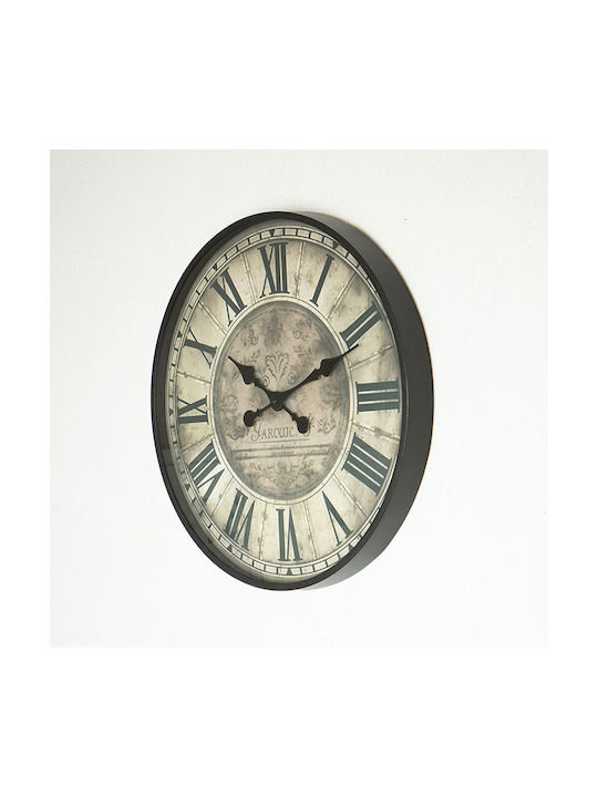 Ceas de Perete Plastic Bronz Ø51cm