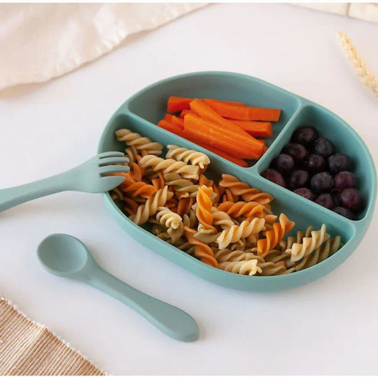 Kiokids Baby Food Container Set made of Silicone Green
