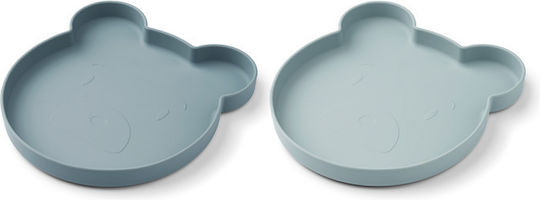 Liewood Kids Food Plate Marty Made of Silicone 2 Pieces