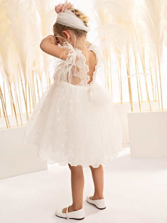Baby Bloom White Lace Baptism Dress