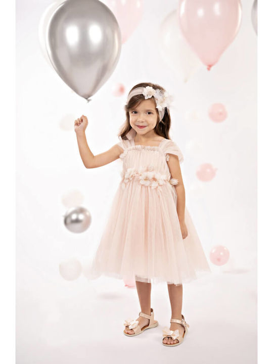 Baby Bloom Rosa Taufkleid aus Tüll