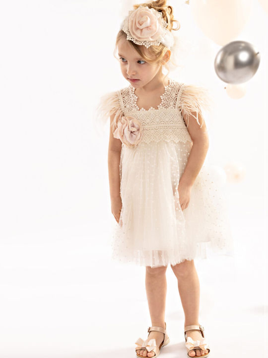 Baby Bloom Ecru Baptism Dress made of Lace