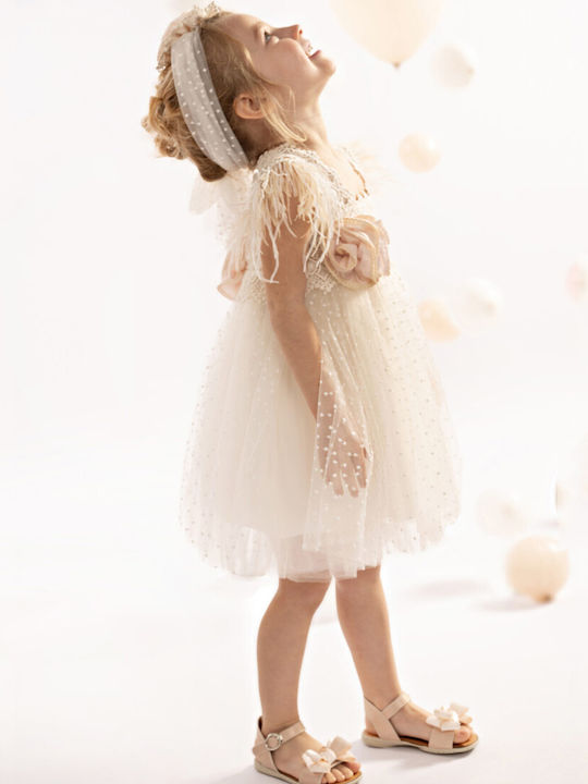 Baby Bloom Ecru Baptism Dress made of Lace