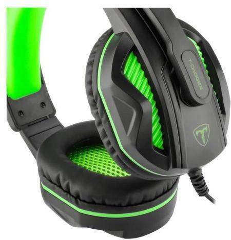 T-Dagger Cook Over Ear Gaming Headset με σύνδεση 3.5mm Πράσινο