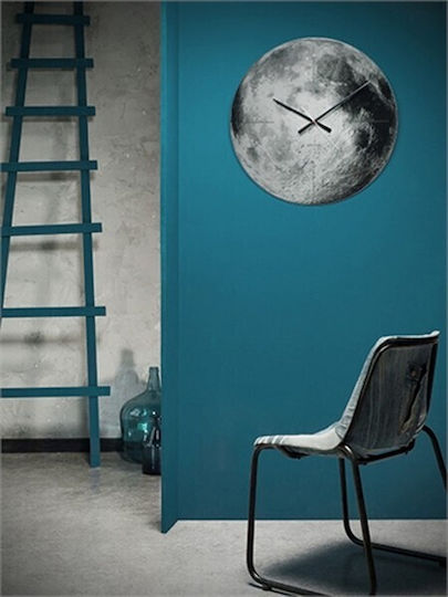 Karlsson Moon Ceas de Perete Plastic Gri Ø60cm