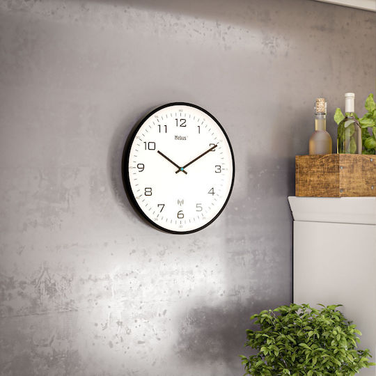 Mebus Wall Clock White Ø30cm