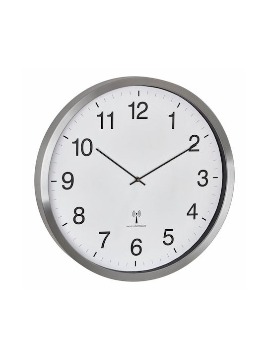 TFA Wanduhr Weiß Ø50.8cm