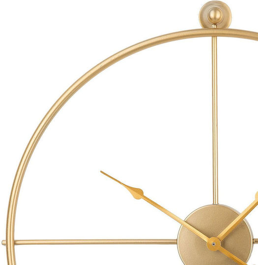 Beliani Wall Clock Gold Ø50cm
