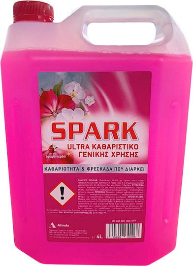 Spark Ultra Επαγγελματικό Καθαριστικό Υγρό Πατώματος Cherry Blossom 4lt