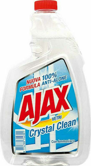 Ajax Crystal Ανταλλακτικό για Καθαριστικό Υγρό Τζαμιών 750ml