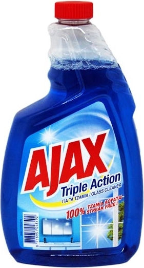 Ajax Crystal Ανταλλακτικό για Καθαριστικό Υγρό Τζαμιών 750ml