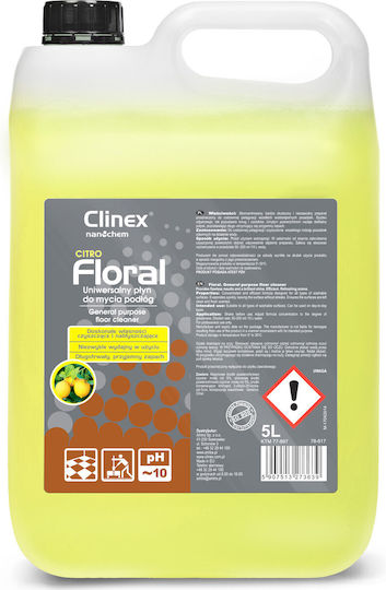 Clinex Καθαριστικό Υγρό Πατώματος 5lt