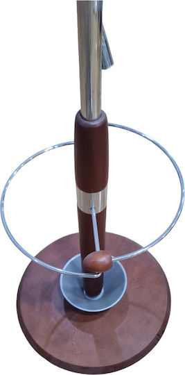Καλόγερος Μεταλλικός Ασημί 189cm