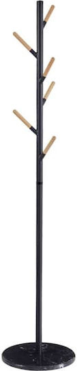 Pakketo Ponziele Καλόγερος Μεταλλικός Μαύρος 37x37x174cm