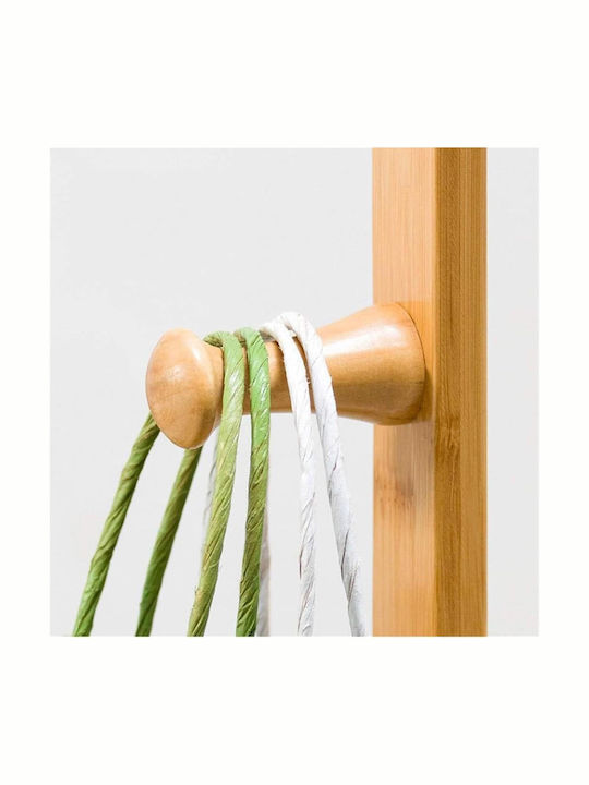 Next Wooden Coat Rack Beige 33x24x163cm