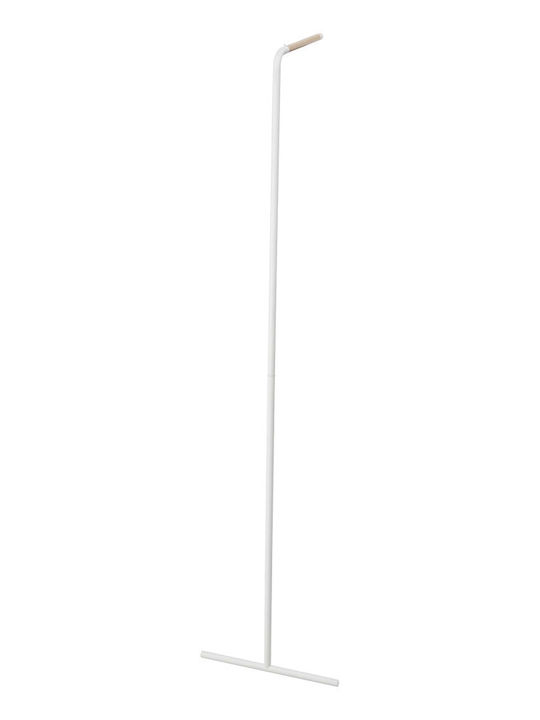 Yamazaki Tower Slim Επιτοίχιος Καλόγερος Μεταλλικός Λευκός 38.5x42x160cm