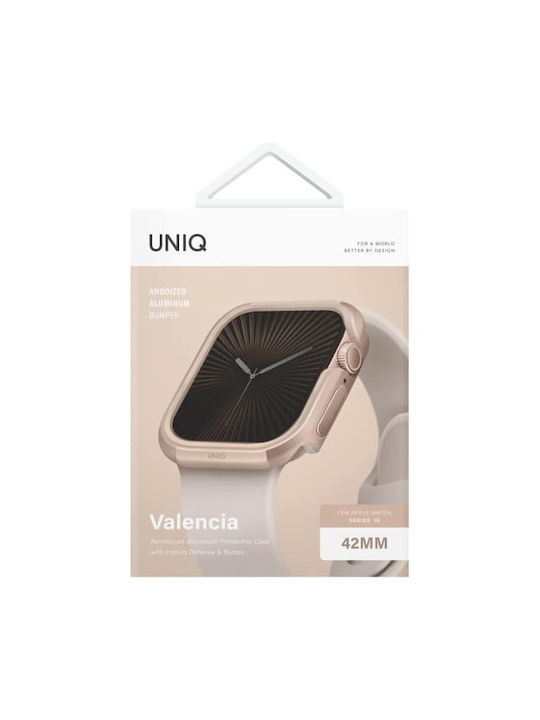 Uniq Valencia Θήκη Σιλικόνης σε Χρυσό χρώμα για Apple Watch 42mm Uniq Valencia Θήκη Σιλικόνης σε Χρυσό χρώμα για Apple Watch 42mm