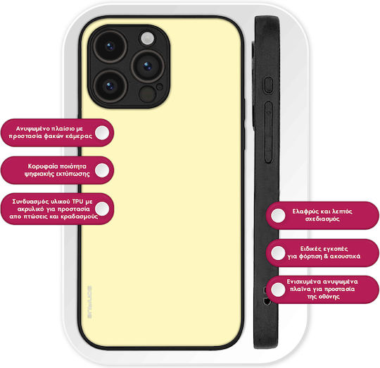 Sonique Colorbloc Series Case for Motorola Moto G73 5G Yellow