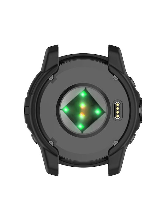 Silicone Case in Black color for Garmin Fenix 7