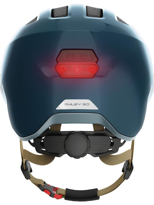 Abus Smiley 3.0 Ace Led Fahrradhelm Königsblau Kindergröße M