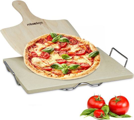 Relaxdays Wooden Pizza Shovel 30x38cm