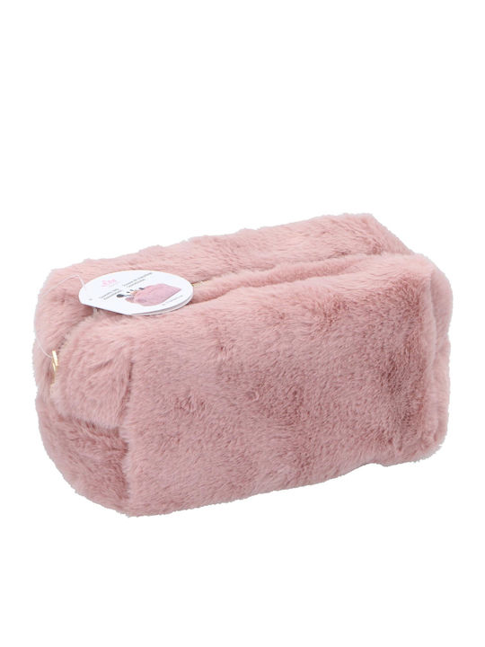 Kosmetiktasche Rosa Fell 17,5x10x10cm