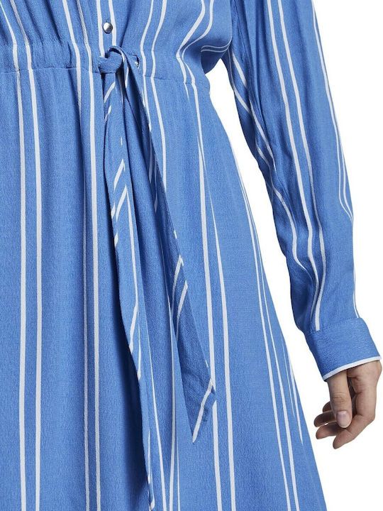 Mini Shirt Dress Dress Blue