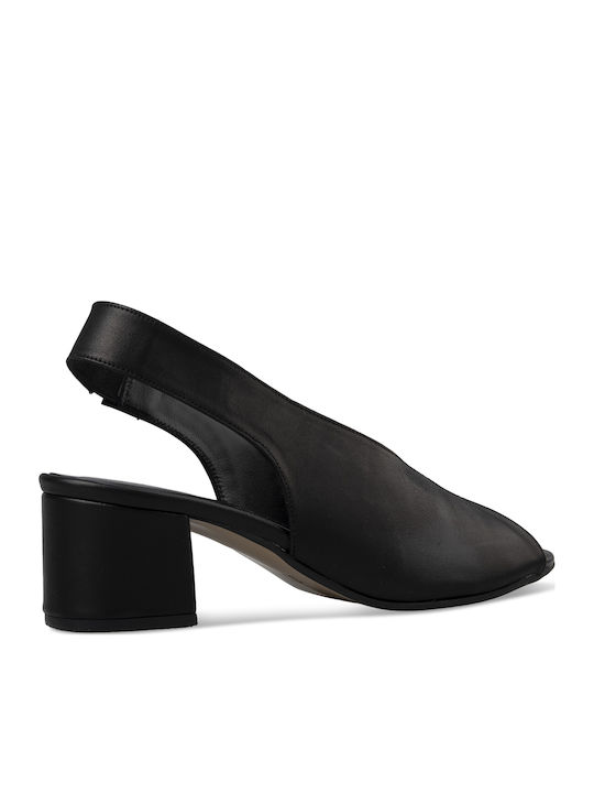 Leather Sandals Black