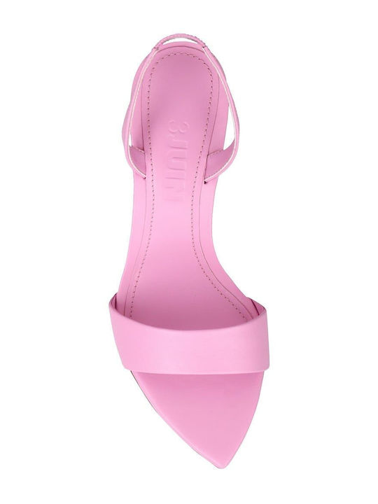 3juin Lily Leather Sandals Pink