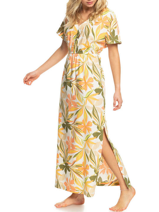 Dynamite Girl Again Sommer Maxi Kleid Gelb