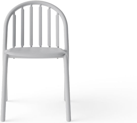 Καρέκλα Εξωτερικού Χώρου Αλουμινίου Light grey 2τμχ 52x56x80.5εκ.