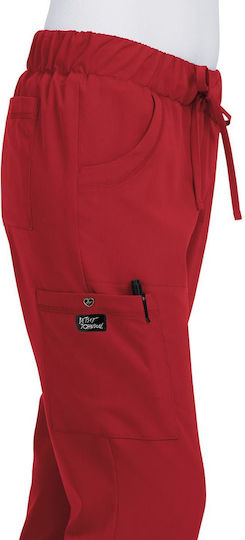 KOI USA Women's Red Medical Pants