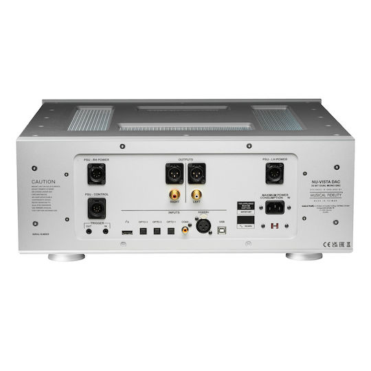 Musical Fidelity Nu-Vista DAC High-End DAC Nuvistor Tubes Silver