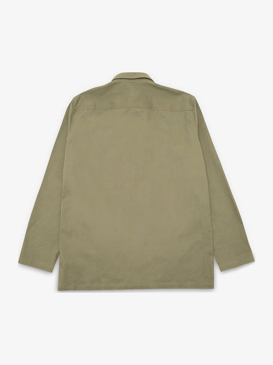 Дълъг Ръкав Overshirt в Стандартна Кройка Capulet Olive