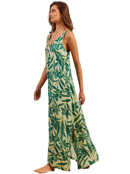 Лятна Maxi Рокля Pool Green