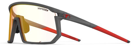 Tifosi Cycling Glasses Moab Clarion with Red Frame & Photochromic Lenses