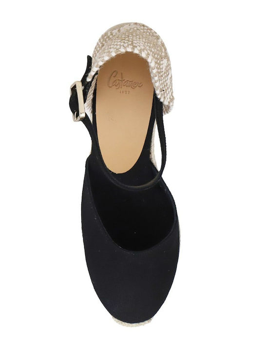Carol 8ed 001 Women's Platform Espadrilles Black