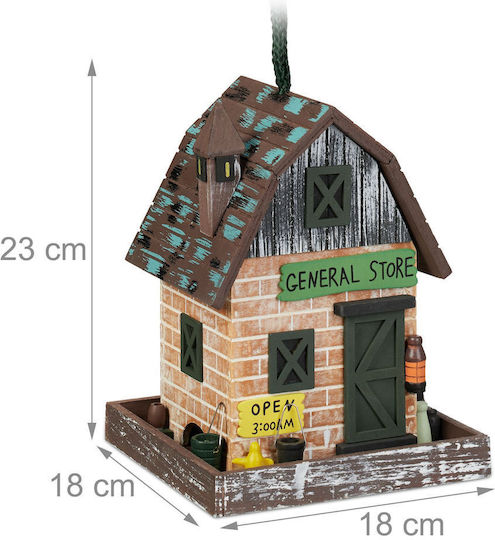 Decorative Birdhouse General Store 23 x 18 x 18 Cm