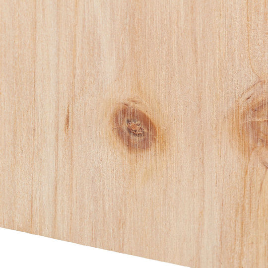 Căsuță decorativă din lemn pentru păsări 20 X 12 X 15,5 cm Naturală