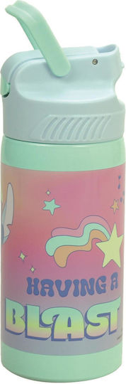 Gim Gim Stitch Rostfreier Stahl Kinder Trinkflasche Stitch mit Stroh Edelstahl 500ml (Verschiedene Designs oder Farben)
