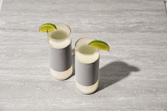 Design Is This Σετ Ποτήρια Κοκτέιλ/Ποτού / Ουίσκι από Γυαλί σε Γκρι Χρώμα 355.2ml 2τμχ