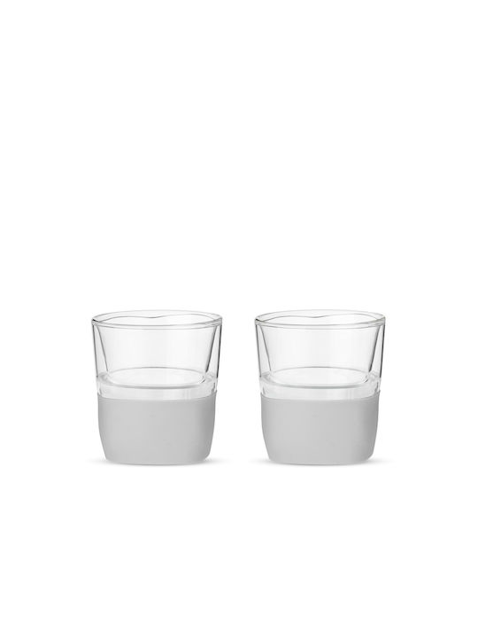 Design Is This Set Gläser Whiskey / Cocktail/Trinken aus Glas in Gray Farbe 266.4ml 2Stück