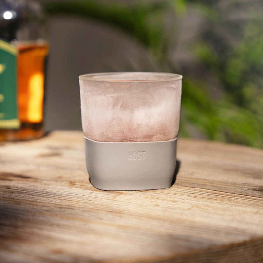 Design Is This Set of Glasses Whiskey / Cocktail/Drinking made of Glass in Gray Color 266.4ml 2pcs