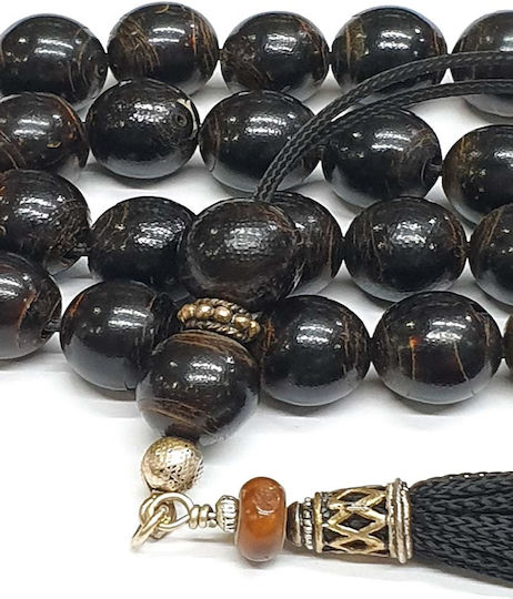 Roloi Komboloi Yusuri Worry Beads Black 35cm