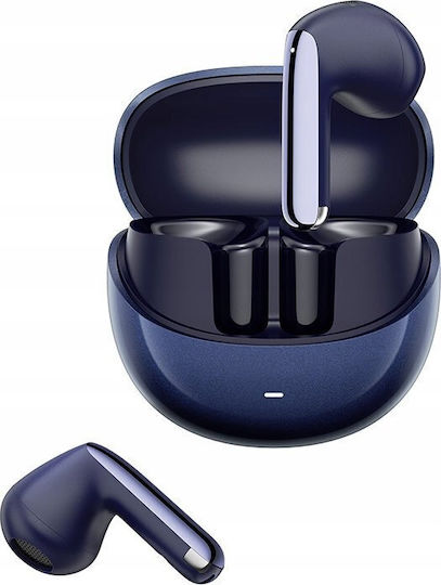 QCY HT 10 Pro Earbud Bluetooth Handsfree Earphones with Sweat Resistance and Charging Case Blue