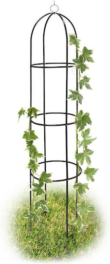 Obelisc Suport pentru Flori de Grădină 190 X 40 X 40 Cm Verde Închis Relaxdays