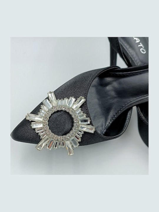 Pointed Toe Stiletto Black High Heels