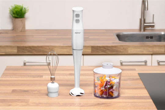 Alpina Appliances Ραβδομπλέντερ με Ανοξείδωτη Ράβδο 400W Λευκό